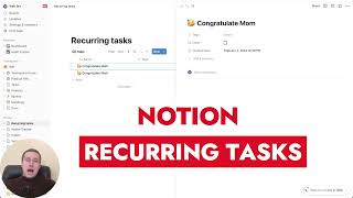 Notion Recurring Tasks Complete Guide 2024 [upl. by Xilef364]