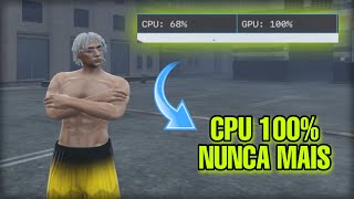 COMO TIRAR O GARGALO DA SUA CPU NO FIVEM  PC FRACO [upl. by Amaryllis]