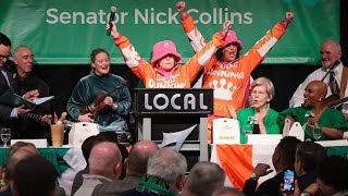 Mass governor lieutenant gov wear Dunkin tracksuits to St Patricks Day Breakfast [upl. by Alberto561]