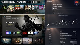 PS5 Reborn 2024 New Theme Closest To PS5  Full Setup amp customization [upl. by Eilraep]