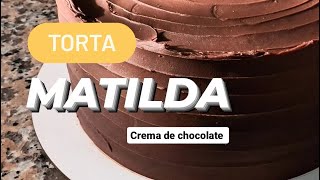 TORTA MATILDA ❤️‍🔥 Crema de Chocolate 🍫 [upl. by Dibbell]