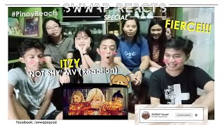 ITZY  NOT SHY MV REACTION  SWWAP Reacts [upl. by Ellenehs890]