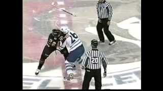 Brian McGrattan vs Nathan Perrott AHL [upl. by Ahsika]