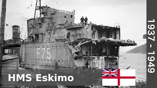 HMS Eskimo F75  Guide 362 [upl. by Tarrel]