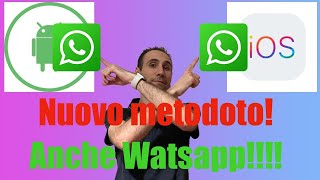 COME TRASFERIRE I DATI da un Android ad un iPhone 📱  ANCHE WATSAPP  Nuovo Metodo DEFINITIVO [upl. by Rodablas]