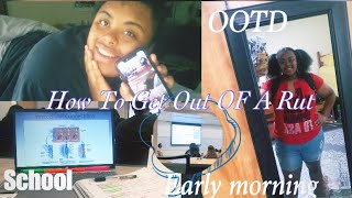 How To Get Out Of A Rut 🌹 The College life S1 ep5 getting back to my productive self [upl. by Neiht]