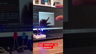 Led control by opencv opencv arduino electronics robotics software engineering diycrafts [upl. by Bibi909]