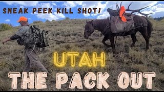 911 PHONE call UTAH BIG BULL Pack out Sneak peek of full hunt with Keith Ward [upl. by Adnoyek]