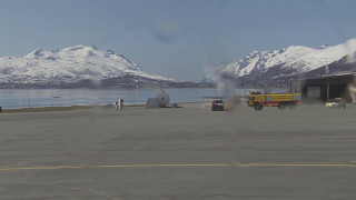 Tromsø Varden Kvaløya Sommerøya Tromsø Lufthavn Langnes  Flying Over Norway [upl. by Sauveur]