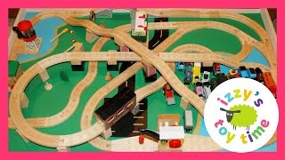 Thomas and Friends Wood Railway Play Table Toy trains and children and toddlers [upl. by Nitsed]