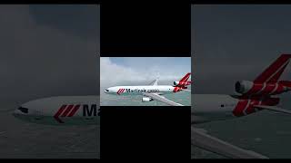 Martinair MD11 Schiphol Approach amp Landing MSFS TFDI [upl. by Woehick]