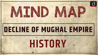 Decline of Mughal Empire  MINDMAP  Drishti IAS [upl. by Cerracchio]