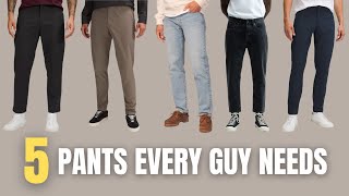 Best Pants for Men Jeans amp Trousers [upl. by Denis]