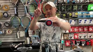 HOW TO STRING A TENNIS RACKET PART 1 THE MAINS [upl. by Eusassilem]