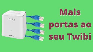 Como ampliar as portas Ethernet no Roteador Twibi Giga [upl. by Lankton]