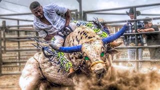 10 Most Dangerous Bulls of Rodeo History [upl. by Monahan639]