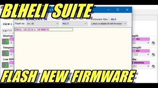 Flash ESC Firmware Using BLHeli Suite [upl. by Auria]