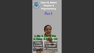 Trigonometric ratios Chapter 8 Part 1  Class 10 Maths Trigonometry learnatscholar shorts [upl. by Einre]