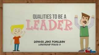 Qualities To Be A Leader [upl. by Nick480]