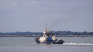 tug svitzer deben indirect towing at felixstowe 26716 [upl. by Sheelagh]