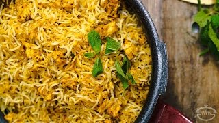 Paneer Biryani Recipe  Restaurant Style  Indian Main Course Recipes [upl. by Rodgiva]