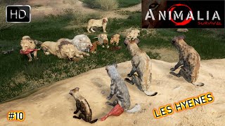 ANIMALIA SURVIVAL GAMEPLAY 10 LE RETOUR DES HYÈNES DANS LA SAVANNE EN AFRIQUE [upl. by Caddaric]