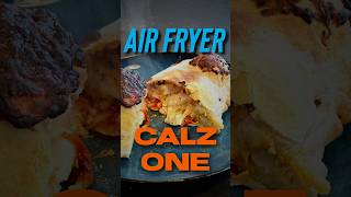 Calzone in the airfryer 🤌 airfryer airfry pizza homemade pizzalover calzone [upl. by Ailedroc]