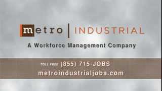 Metro Industrial Jobs [upl. by Zined]