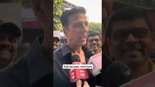 AkshayKumar cast his vote in Maharastra assembly Election2024 MovieTalkies [upl. by Shirl]