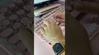 Keyboard ASMR 💖 asmr keyboard keyboardasmr asmrvideo asmrsounds pink pinkaesthetic [upl. by Esital]