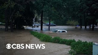 Videos show major flooding and damage in Georgia from Helene [upl. by Eniad]