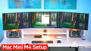 How To Setup Triple Monitors with Mac Mini M4M4 Pro [upl. by Atiluj]