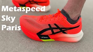 ASICS Metaspeed Sky Paris First Impressions Review amp Comparisons [upl. by Eissac]