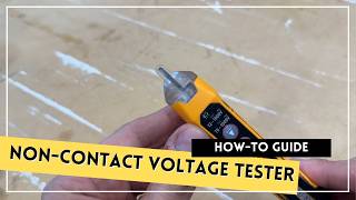 How To Use A NonContact Voltage Tester [upl. by Ennoira]