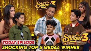 New Top 5 Medal Winner Name Result of Superstar Singer 3 Today Episode  Superstar Singer 3 Today [upl. by Gershon]