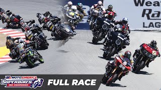 MotoAmerica Misson King Of The Baggers Race at Laguna Seca 2021 [upl. by Huston]