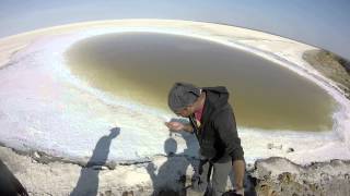 Strange but amazing salt ponds at Khadir bet Dholavira [upl. by Olympia846]