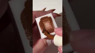 Beautiful nails design with brown color 🤎 short nails tutorial trending viralvideo [upl. by Purity]