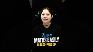 Learn Maths Easily 😍  Maths IQ Test Part 21 maths ytshorts magnetbrains [upl. by Llertnac]