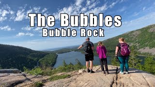 Bubble Rock Trail at Acadia National Park  Hiking Maine [upl. by Seroka]