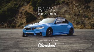 World’s First Clinched BMW F80 M3  CLINCHED Flares [upl. by Zerdna72]