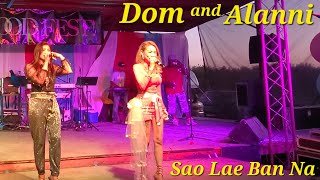 Sao Lae Ban Na  Dom and Alanni with DJ Bannok  Fresno Lao food festival 2023 [upl. by Nevart]