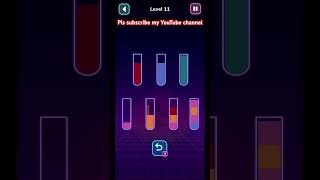 waterbottlepuzzlewatersortpuzzlegametrendingshortsfunnyshortgamessortsgaminghub282colours [upl. by Eisseb]