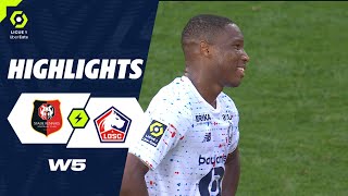 STADE RENNAIS FC  LOSC LILLE 2  2  Highlights  SRFC  LOSC  20232024 [upl. by Oigufer]