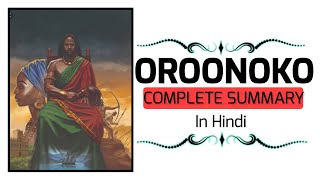 Oroonoko or the Royal Slave by Aphra Behn  Complete summary in Hindi  UGC NET Question from it [upl. by Cilka]