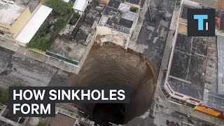 How sinkholes form [upl. by Gatian698]