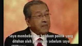 BBC HARDTalk  Dr Mahathir 33 [upl. by Aivilo804]