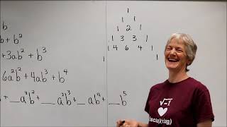 How to expand binomials using Pascals Triangle [upl. by Gnilrac]