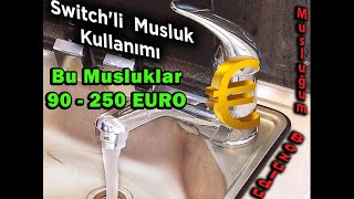 Bu Musluklar 90€  240€ İthal Karavanlarda Musluk Nasıl Kullanılır [upl. by Ecirted705]