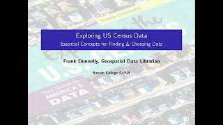 Exploring US Census Data Basic Concepts [upl. by Aitnyc]